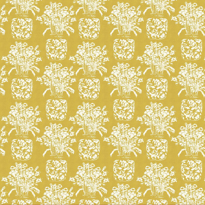 Hora Espejo in Amarillo, Multipurpose Fabric by Gaston Y Daniela