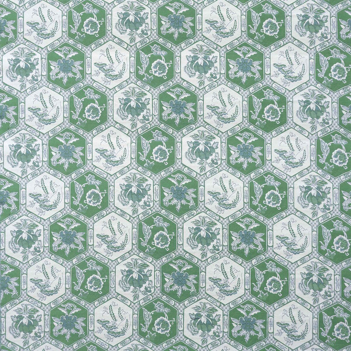 Decameron in Verde, Upholstery Fabric by Gaston Y Daniela