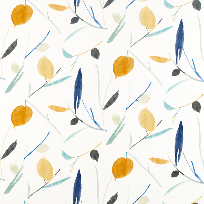Oxalis in Papaya/honey, Multipurpose Fabric by Scion
