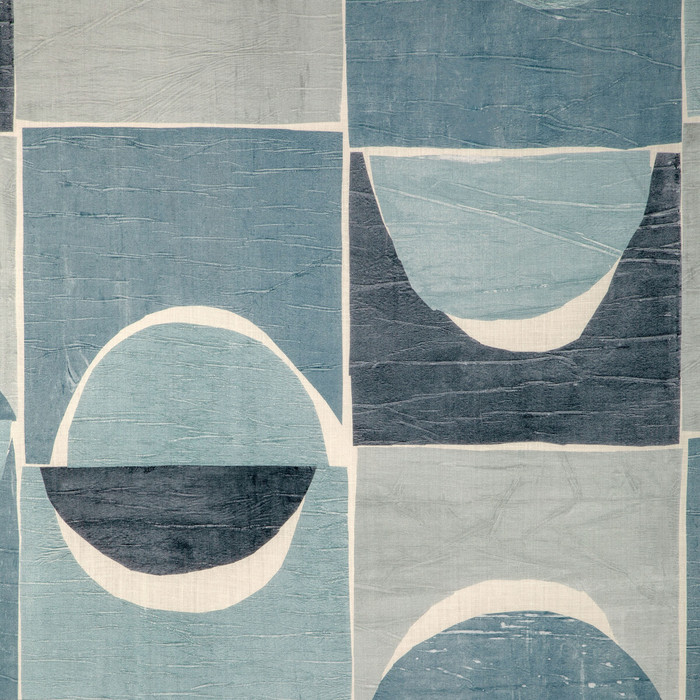 Niko Print in Sky, Multipurpose Fabric by Kravet Couture