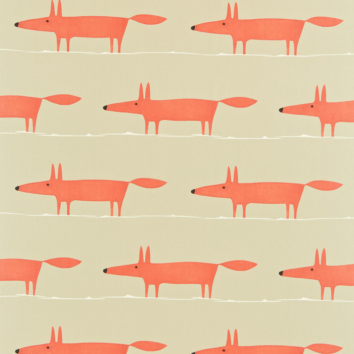 Mr Fox in 120071, Multipurpose Fabric by Scion