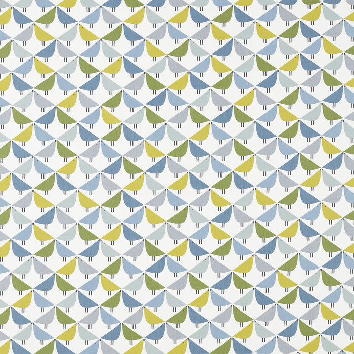 Lintu in Gecko/pacific/glazier, Drapery Fabric by Scion