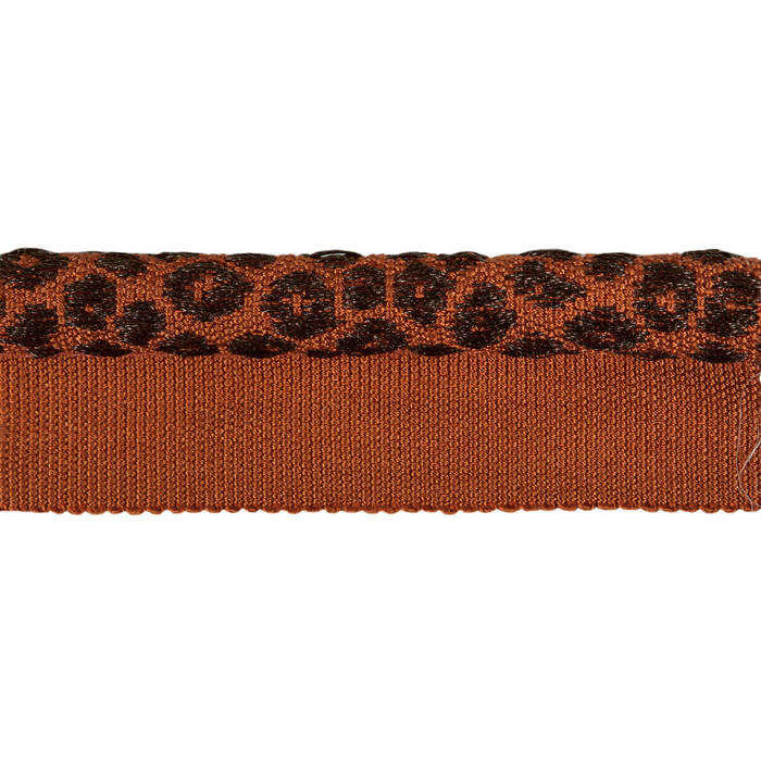 Cheetah Cord in Copper, Trim Fabric by Kravet Design