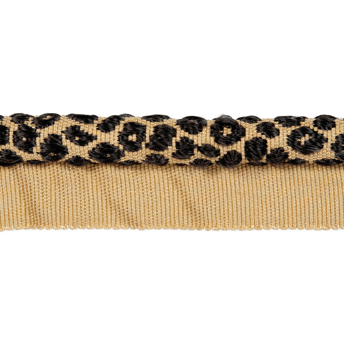 Cheetah Cord in Mica, Trim Fabric by Kravet Design