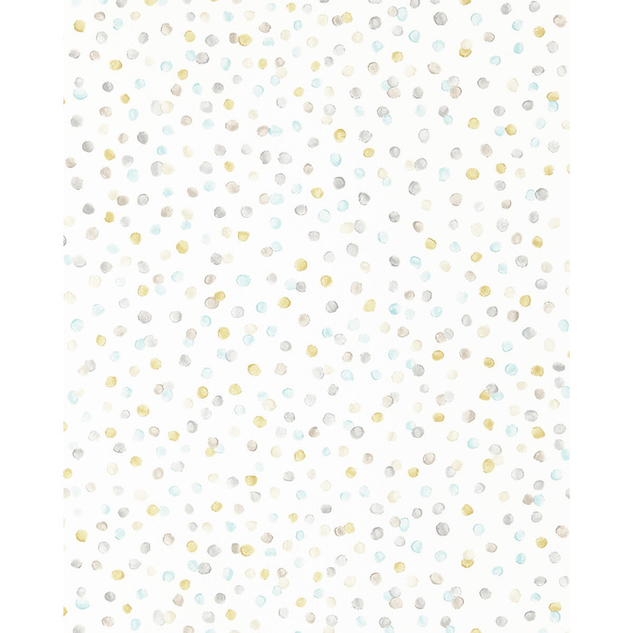 Lots Of Dots in Hemp/biscuit/maize, Wallcovering by Scion
