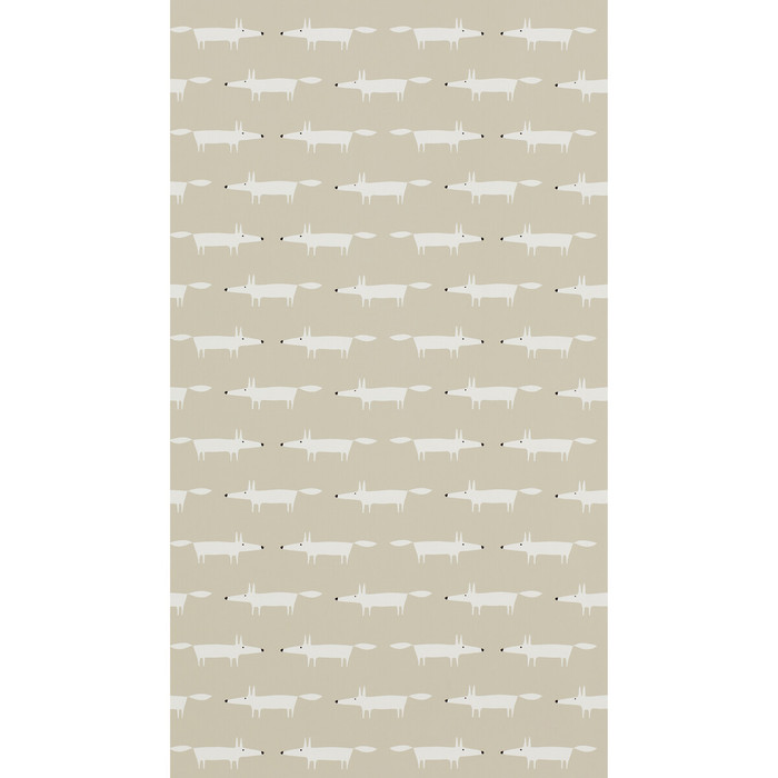 Little Fox Wp in Snow, Wallcovering by Scion