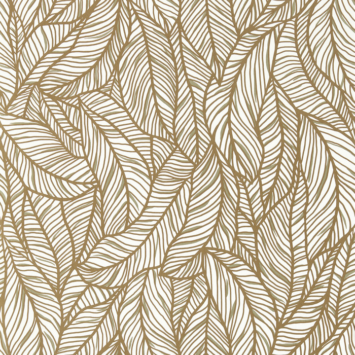 Selva in Bronze/ivory Wp, Wallcovering by Clarke & Clarke