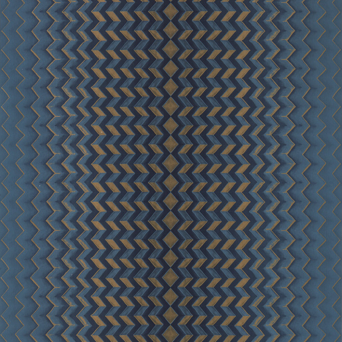 Fragment in Midnight/copper Wp, Wallcovering by Clarke & Clarke
