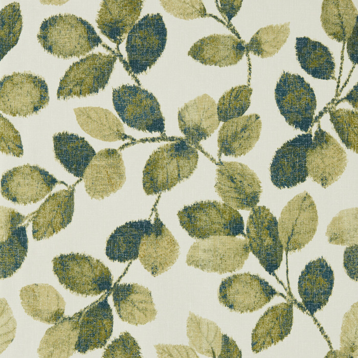 Northia in Olive Peacock Wp, Wallcovering by Clarke & Clarke