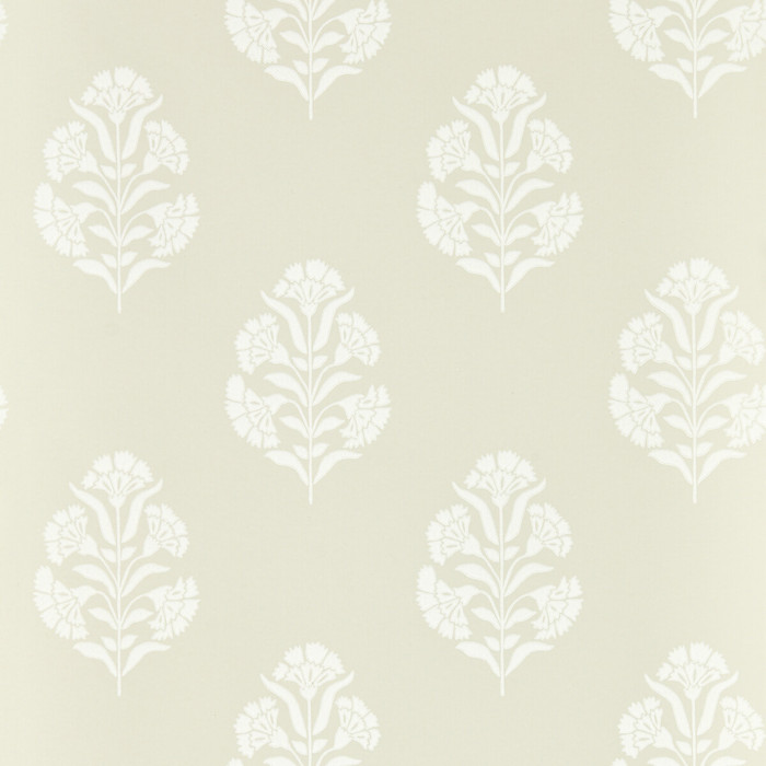 Standen in Natural Wp, Wallcovering by Clarke & Clarke