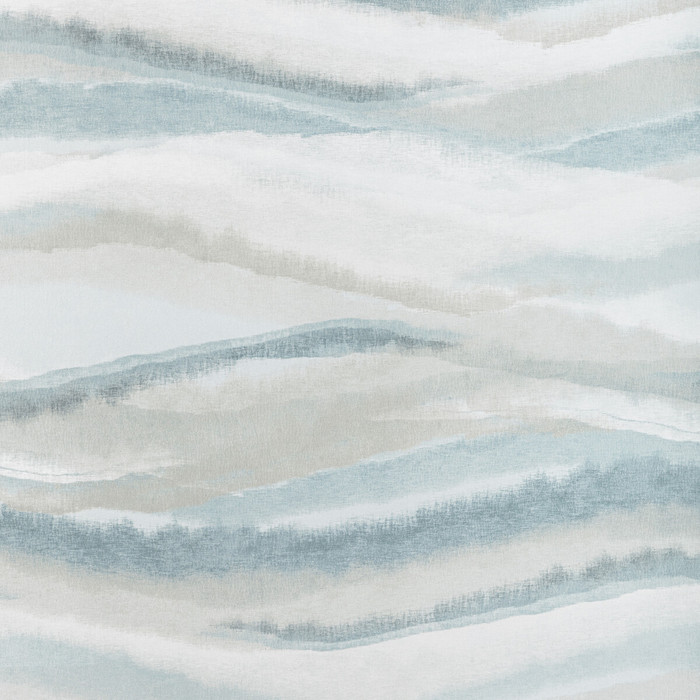 Striate Wp in Chambray, Wallcovering by Kravet Couture