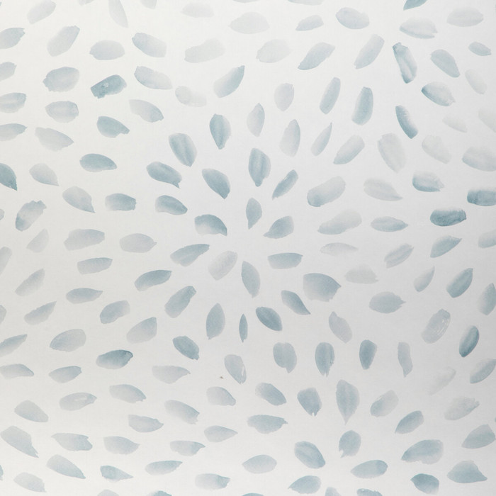 Petal Blossom Wp in Sky, Wallcovering by Kravet Couture
