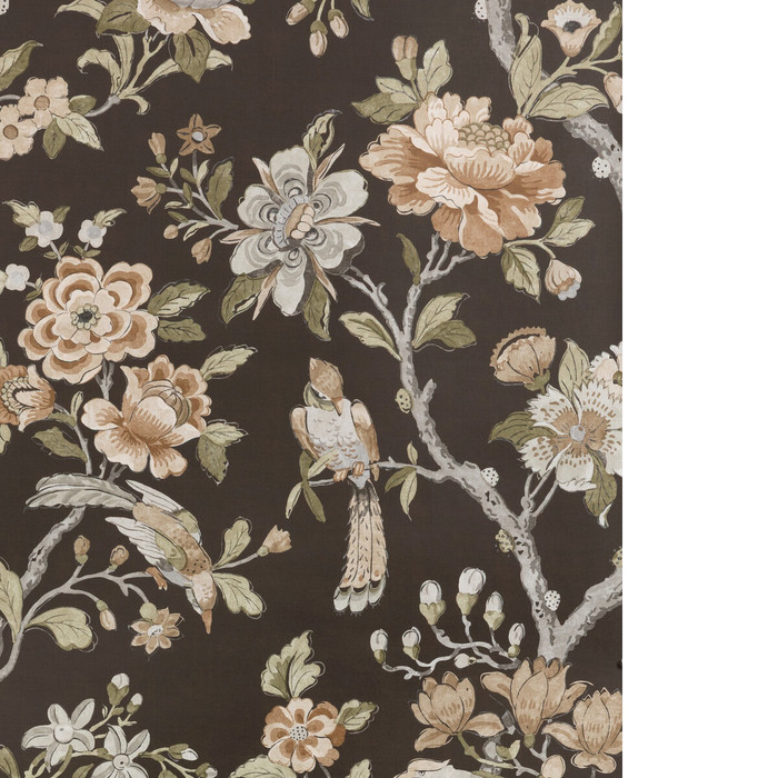 Symphony Wp in Chocolate, Wallcovering by Kravet Couture