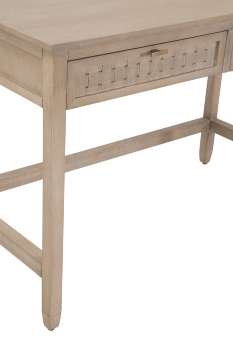  Essentials For Living - Weave Desk in Smoke Gray Oak