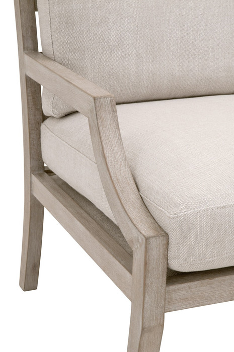 Essentials For Living - Stratton Club Chair in Bisque, Natural Gray Beech
