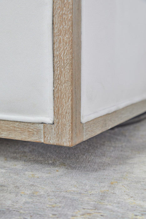 Essentials For Living - Paxton Swivel Club Chair in LiveSmart Peyton Pearl, Natural Gray Oak