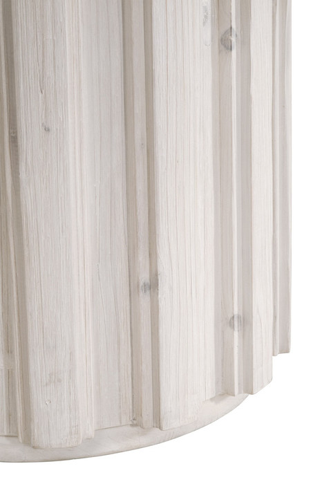 Essentials For Living - Roma 54" Round Dining Table in White Wash Pine