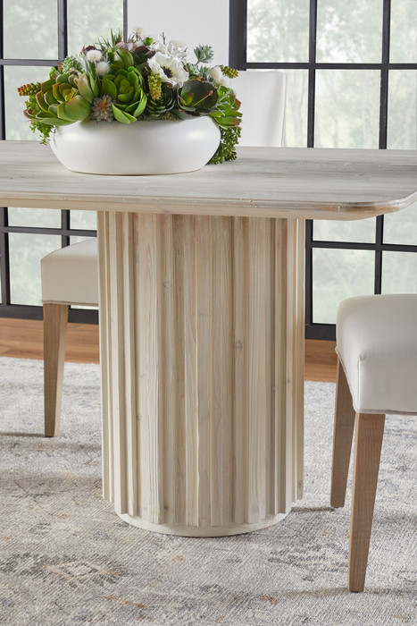 Essentials For Living - Roma Dining Table in White Wash Pine