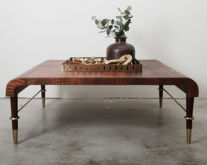 Go Home Ltd - Lady Leather Coffee Table