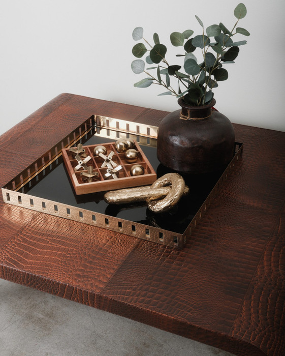 Go Home Ltd - Lady Leather Coffee Table