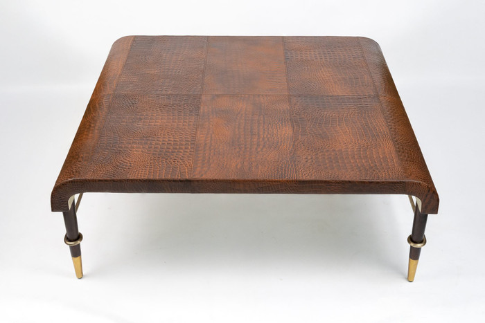 Go Home Ltd - Lady Leather Coffee Table