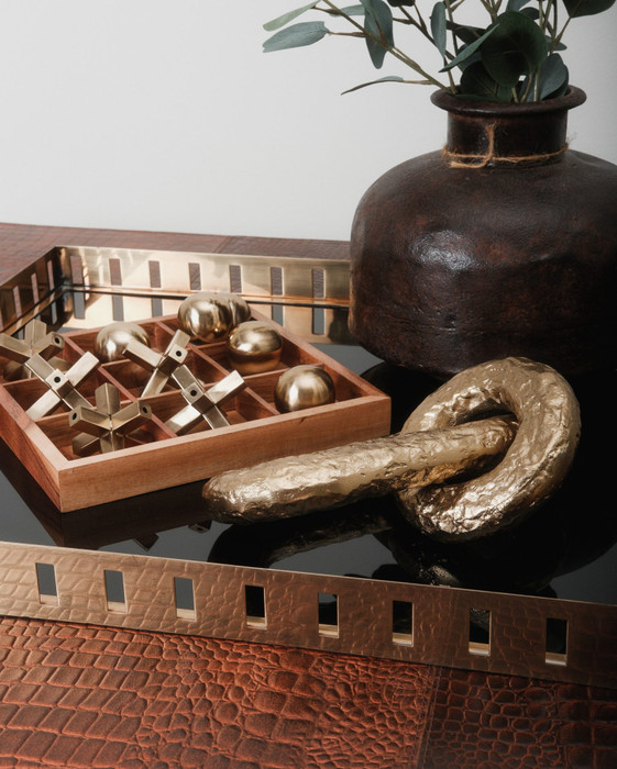 Go Home Ltd - Lady Leather Coffee Table