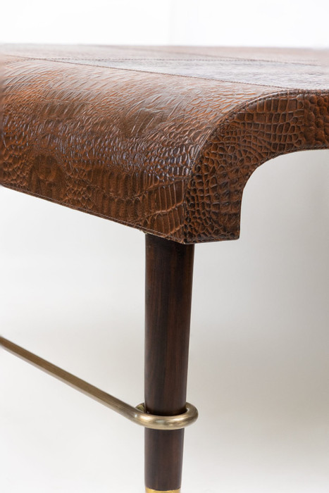 Go Home Ltd - Lady Leather Coffee Table