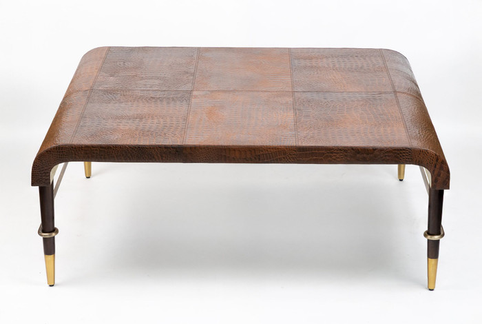 Go Home Ltd - Lady Leather Coffee Table
