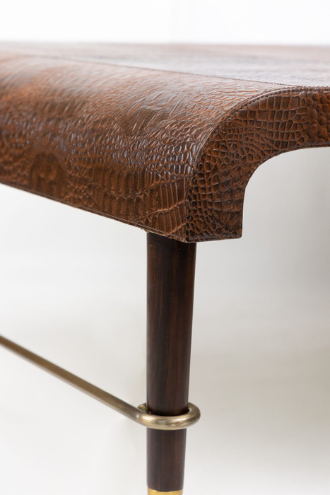 Go Home Ltd - Lady Leather Coffee Table