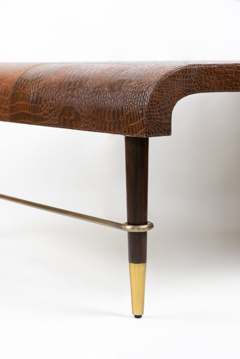 Go Home Ltd - Lady Leather Coffee Table