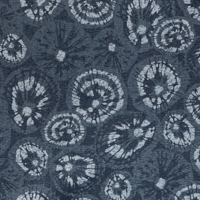 Erizo De Mar in Indigo, Multipurpose Fabric by Kravet Couture