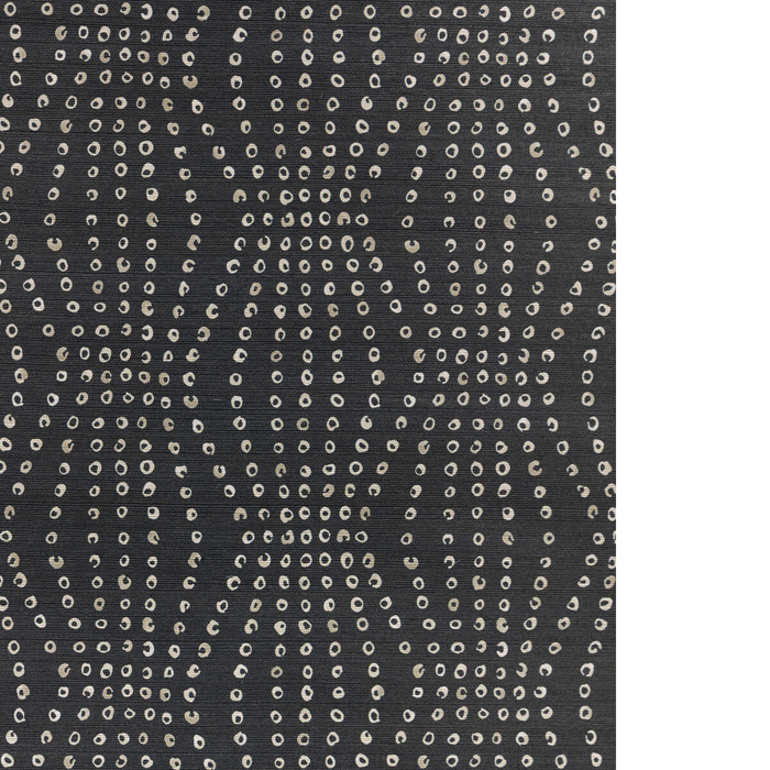 Puka in Ebony, Wallcovering by Kravet Couture