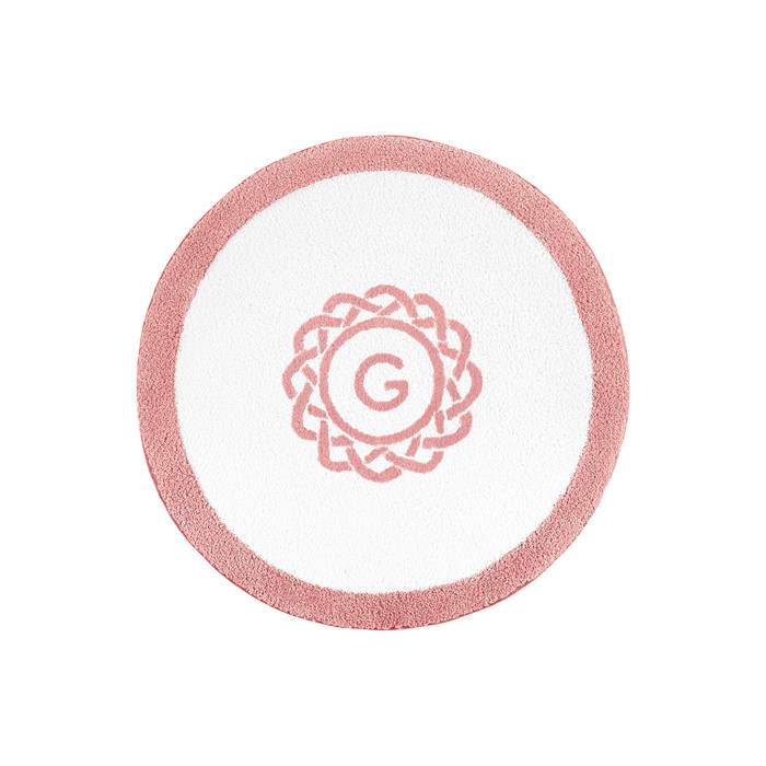 Egoist Border Monogram Bath Rug by Graccioza