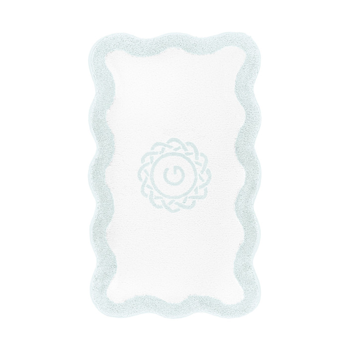 Egoist Border Monogram Bath Rug by Graccioza