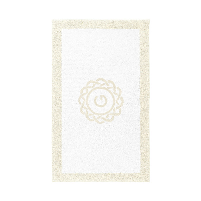 Egoist Border Monogram Bath Rug by Graccioza