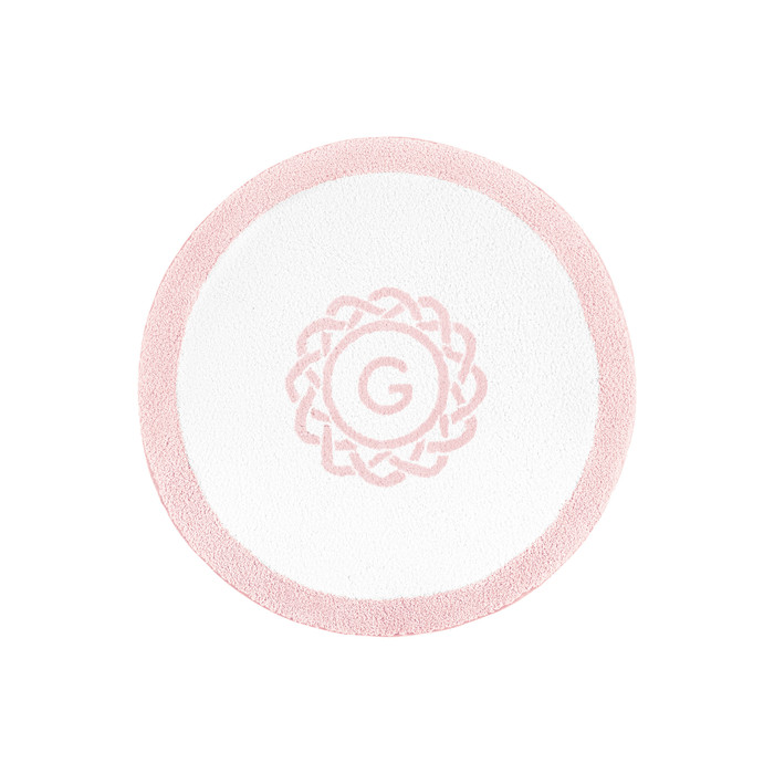 Egoist Border Monogram Bath Rug by Graccioza