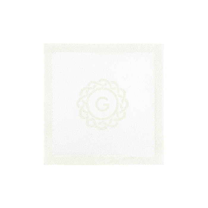 Egoist Border Monogram Bath Rug by Graccioza