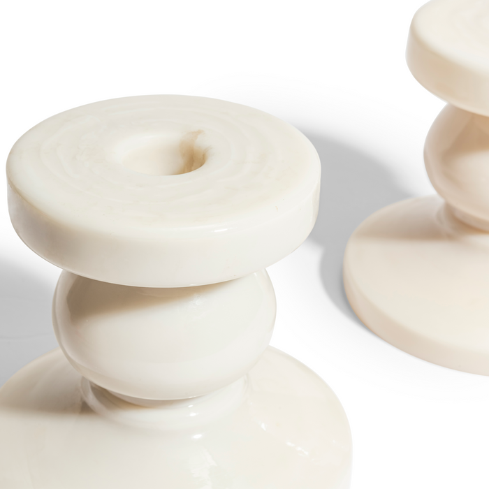 Go Home Ltd - Spindle Candlesticks Pair