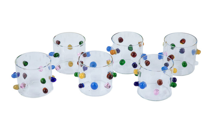 Go Home Ltd - Set of 6 Fin Glasses