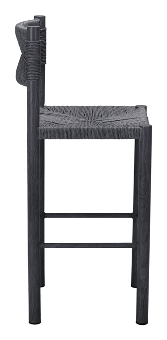 Zuo Modern Iska Barstool (Set of 2) Black