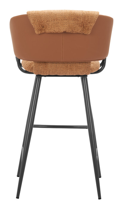 Zuo Modern Juno Barstool (Set of 2) Brown