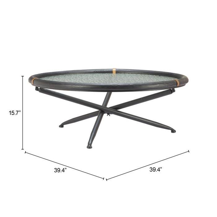 Zuo Modern Aneis Coffee Table Black