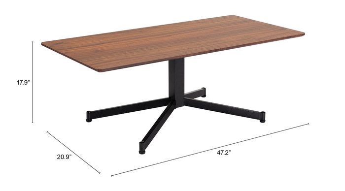Zuo Modern Mazzy Coffee Table Brown
