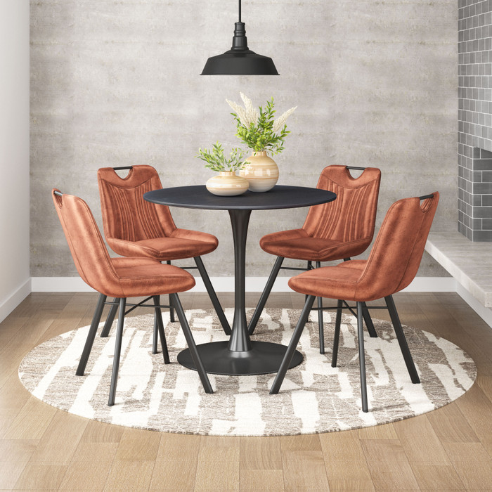Zuo Modern Tyler Dining Chair (Set of 2) Brown