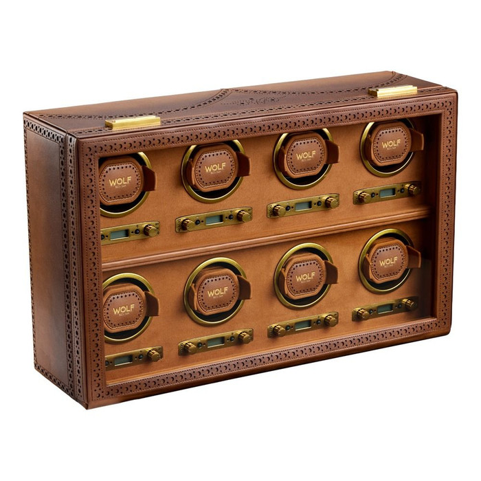 WOLF - Brogue 8 Piece Watch Winder