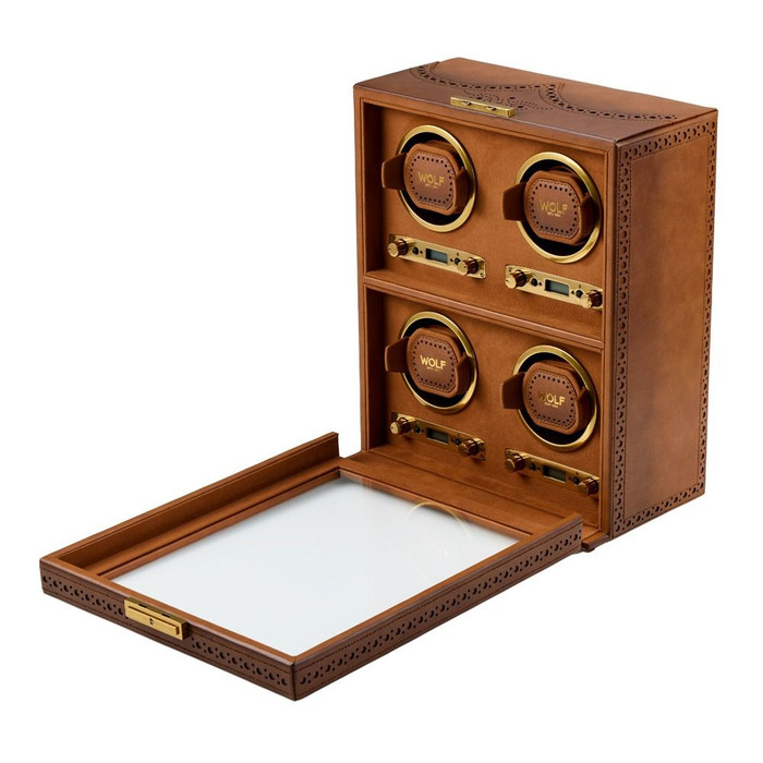 WOLF - Brogue 4 Piece Watch Winder