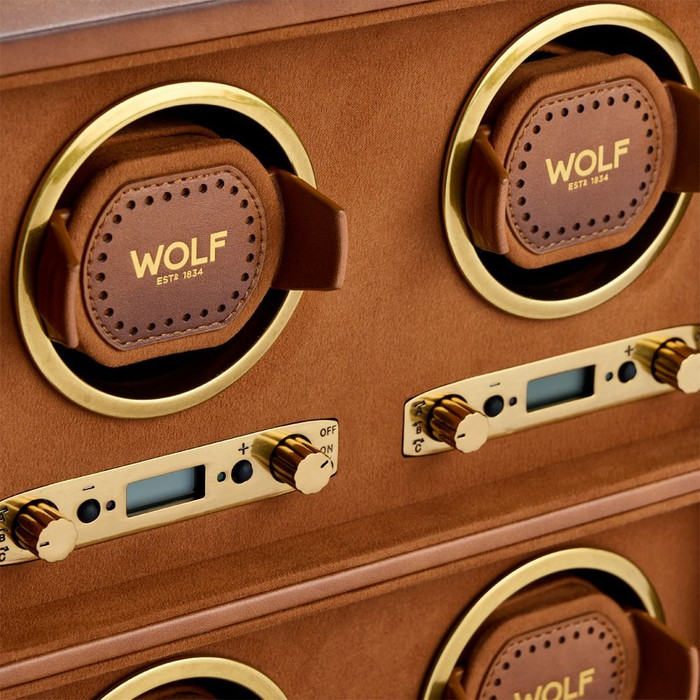 WOLF - Brogue 4 Piece Watch Winder