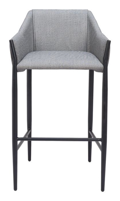 Zuo Modern Andover Barstool Slate Gray