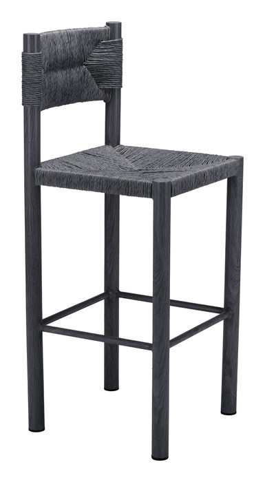 Zuo Modern Iska Barstool (Set of 2) Black