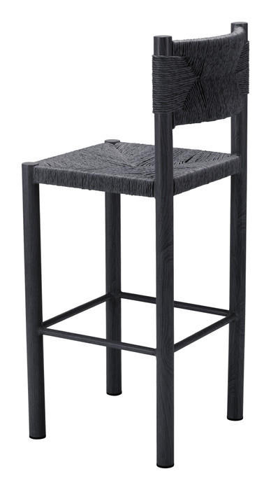 Zuo Modern Iska Barstool (Set of 2) Black